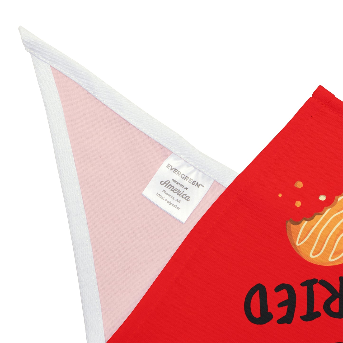 Naughty? Nice? I Tried Pet Bandana - Funny Holiday Dog Bandana with Cookie Graphic